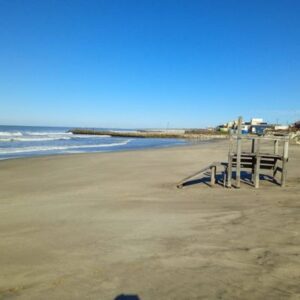 "Atardecer otoñal en la playa de Santa Clara del Mar"